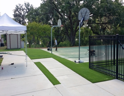 Artificial Grass Installation Hicksville, New York Backyard Deck Ideas, Commercial Landscape