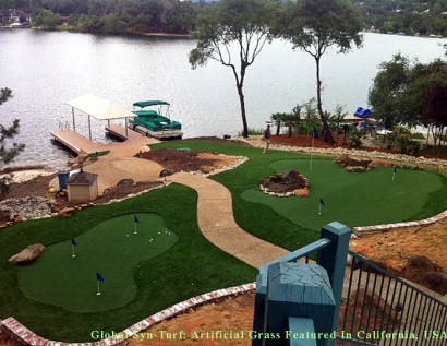 Artificial Grass Installation Southaven, Mississippi Putting Green Flags, Backyard Ideas