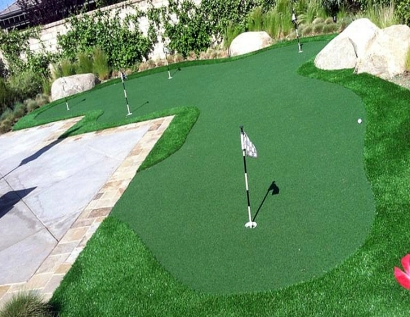 Artificial Grass Sherwood, Arkansas Putting Green Grass, Backyard Landscape Ideas