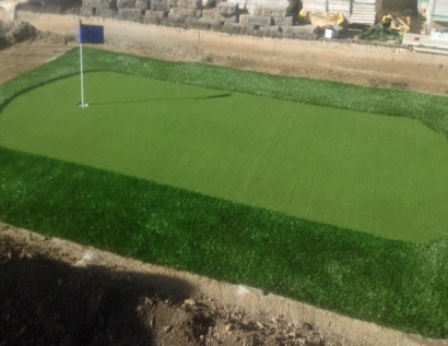 Artificial Turf Installation Houma, Louisiana Putting Green Carpet, Backyard Makeover