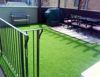 Fake Turf Collierville, Tennessee Roof Top, Backyard Landscaping