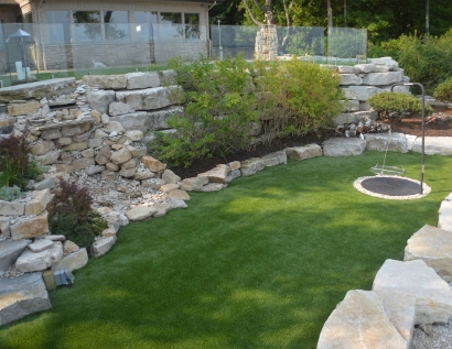 Faux Grass Magna, Utah Landscape Rock, Backyards