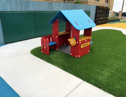 Faux Grass Sierra Vista, Arizona Athletic Playground, Commercial Landscape