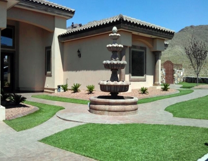 Synthetic Grass Lawrence, Indiana Lawn And Landscape, Small Front Yard Landscaping