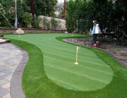 Synthetic Lawn Ballwin, Missouri Putting Green Flags, Backyard Designs