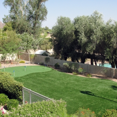 Artificial Grass Installation Sumter, South Carolina Outdoor Putting Green, Backyard