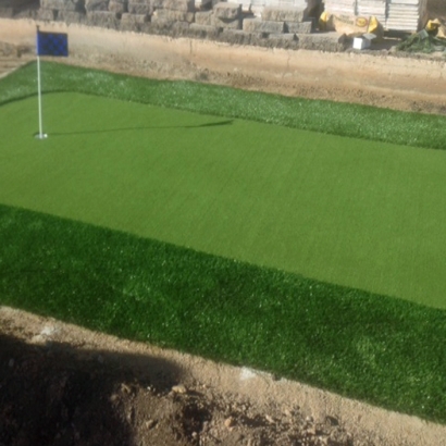 Artificial Turf Installation Houma, Louisiana Putting Green Carpet, Backyard Makeover