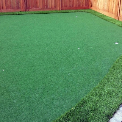 Fake Grass Salisbury, Maryland Home Putting Green, Backyard Landscaping