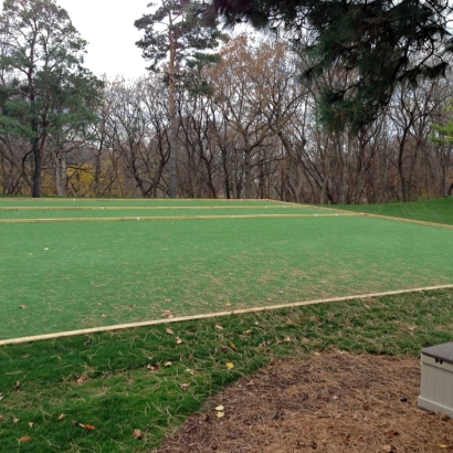 Fake Turf Michigan City, Indiana Backyard Deck Ideas