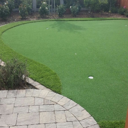 Grass Installation Wenatchee, Washington Office Putting Green, Backyard Landscaping