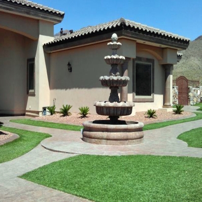 Synthetic Grass Lawrence, Indiana Lawn And Landscape, Small Front Yard Landscaping
