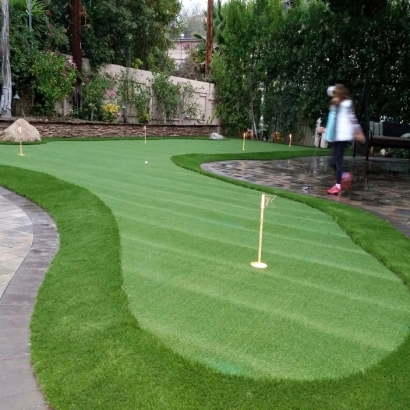 Synthetic Lawn Ballwin, Missouri Putting Green Flags, Backyard Designs