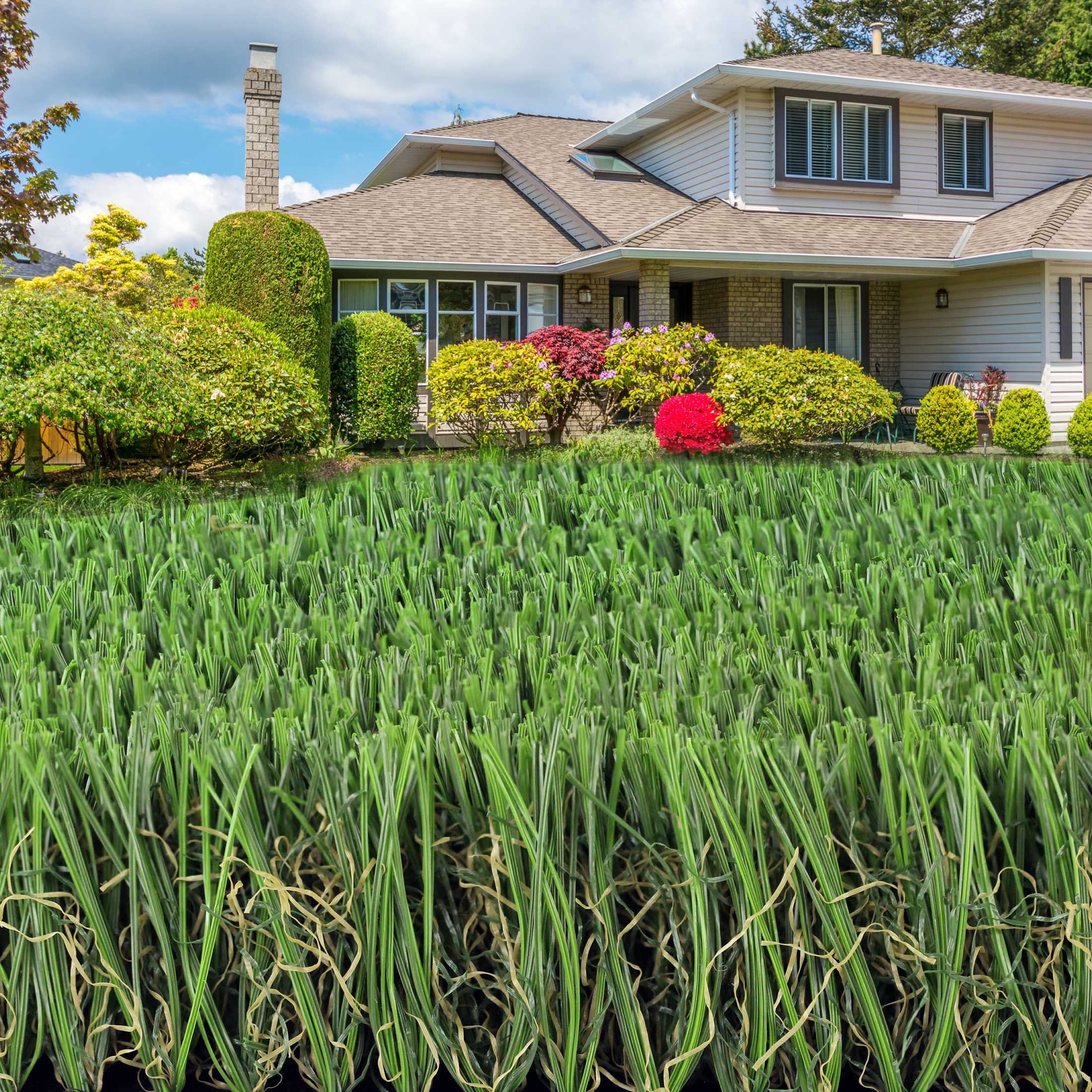 Residential Landscape Fake Grass Best Artificial Grass